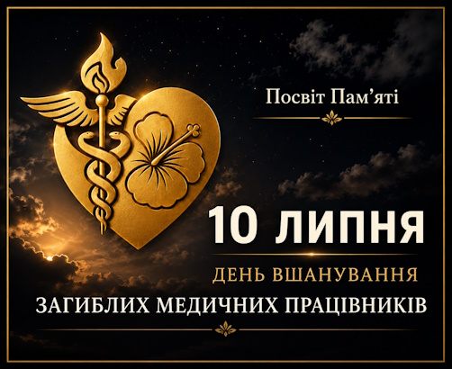 10 липня — Всеукраїнський день вшанування загиблих медичних працівників