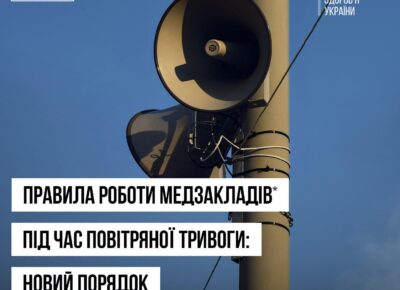Уряд врегулював роботу медичних закладів під час сигналів повітряної тривоги